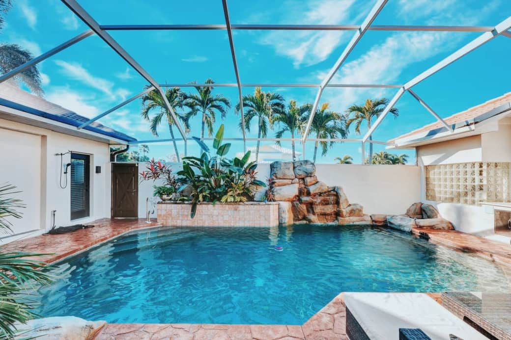 View of Pool & Waterfall View of Pool & Waterfall