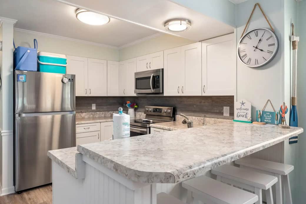 Well-stocked kitchen