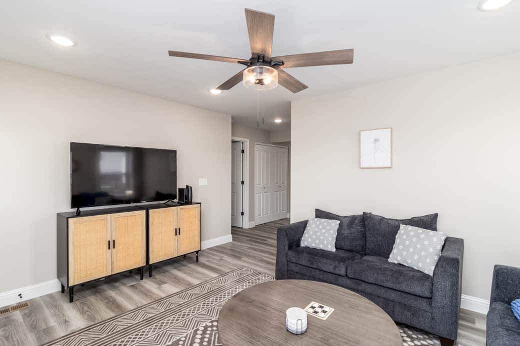 Smart tv in living room