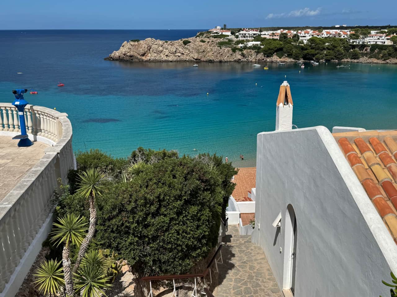 escaliers du Poblado Marinero Menorca