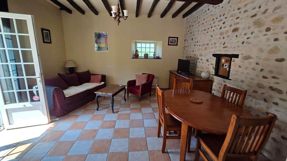The living and dining area (from the kitchen) The living and dining area (from the kitchen)