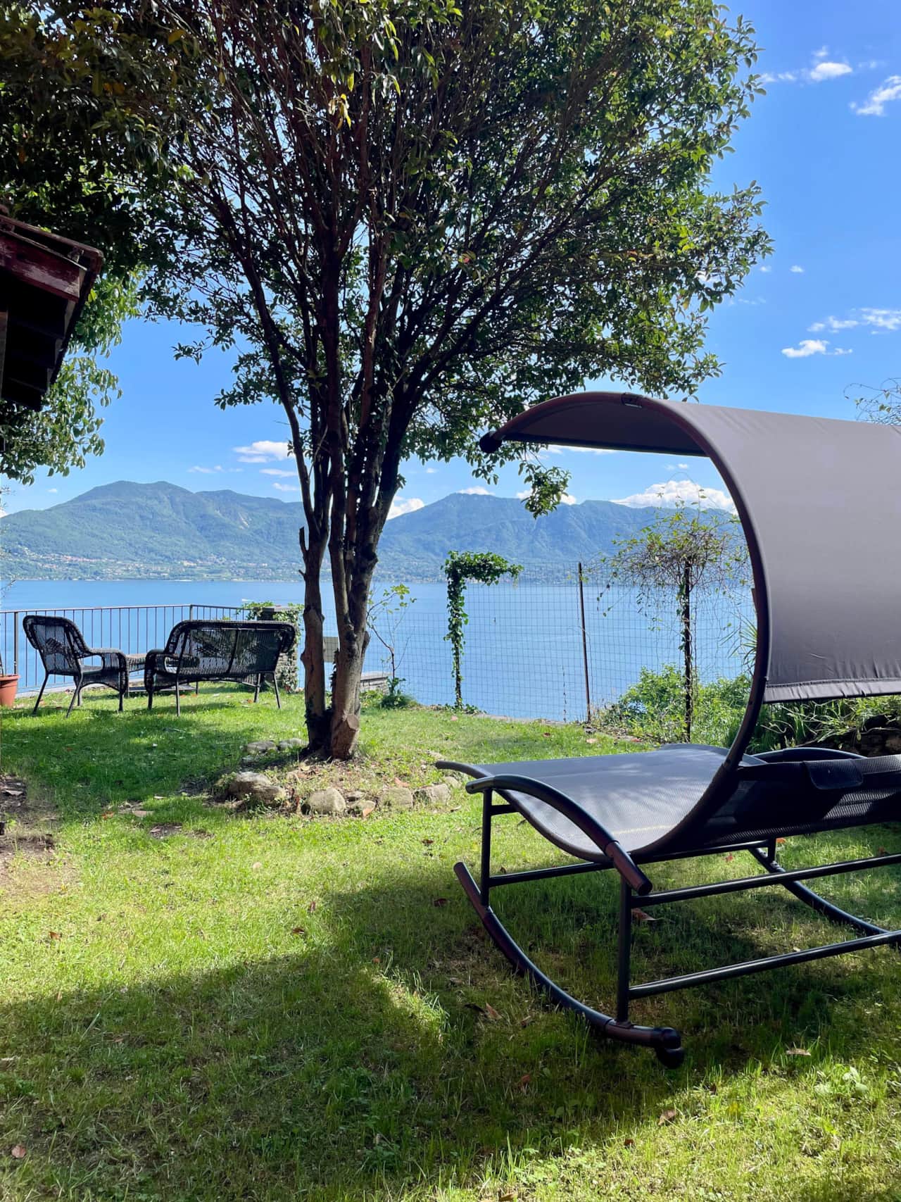 Garten Seeblick Villa Angelina Lago Maggiore cannero riviera ambra