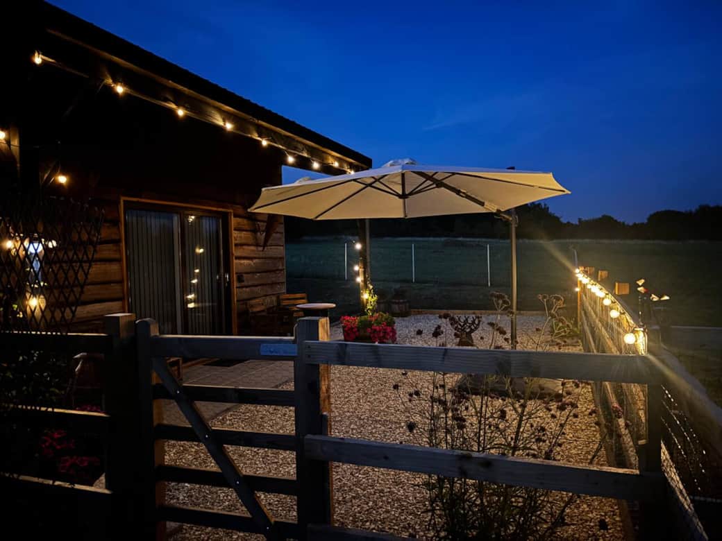 terrace by night