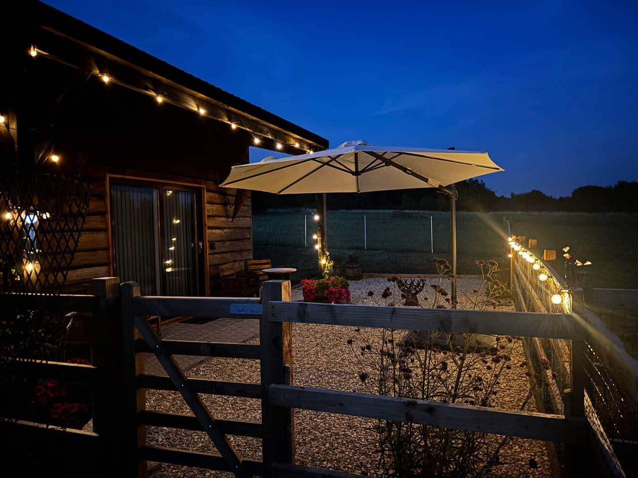terrace by night