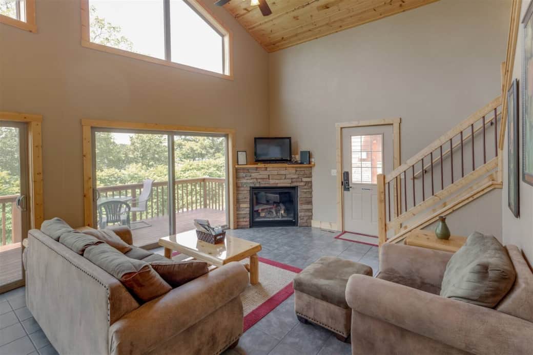 Gas Fireplace.