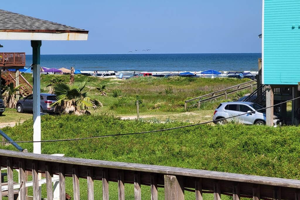 Beautiful ocean view from private front deck