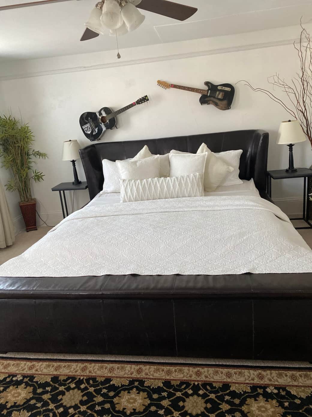 Large master bed with a very comfortable King bed Large master bed with a very comfortable King bed