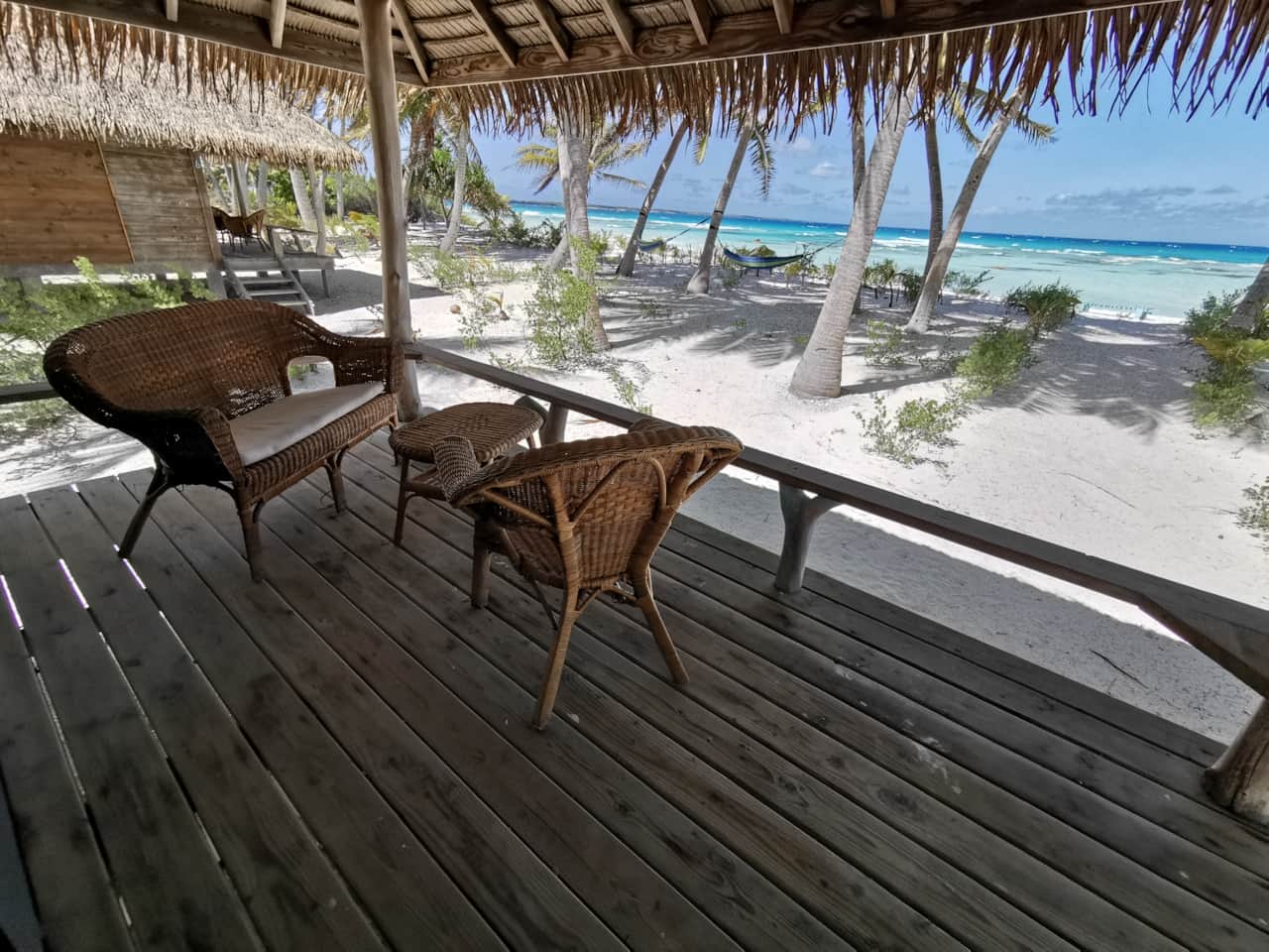 Terrasse du bungalow 