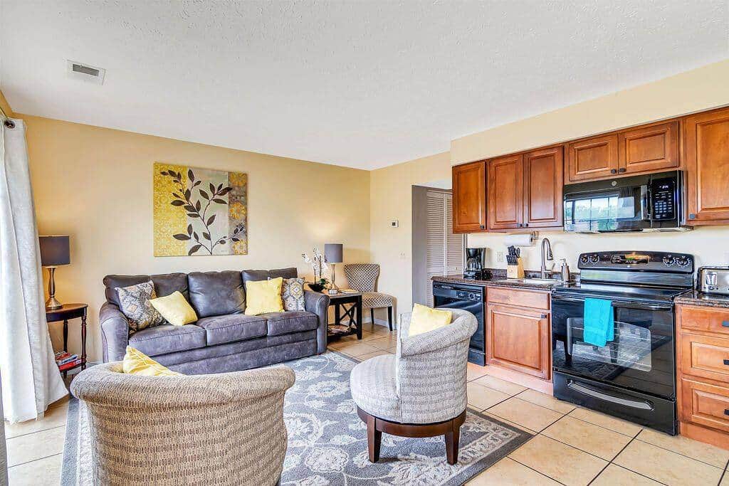 Living Room with open concept