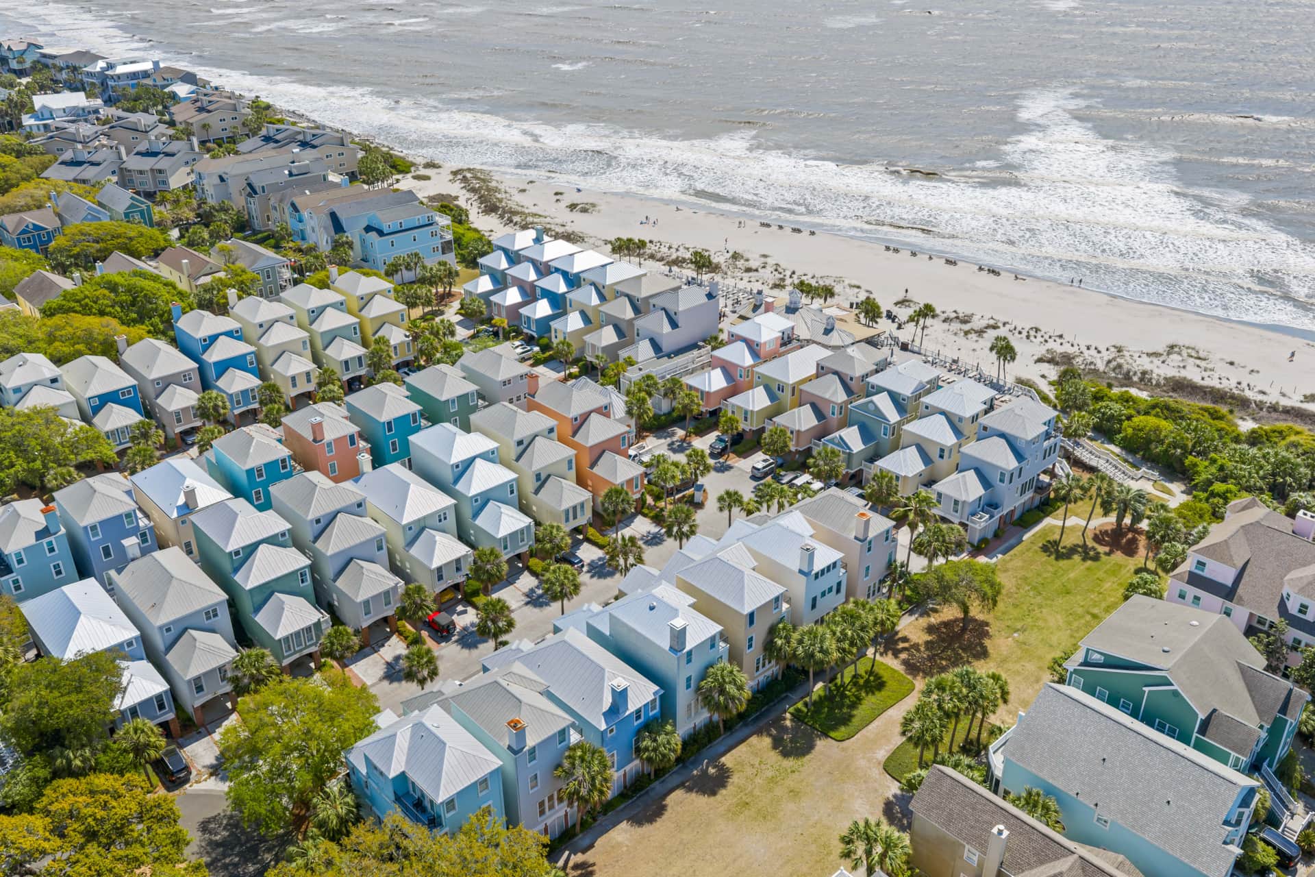 Birds eye view of Grand Pavilion in Wild Dunes