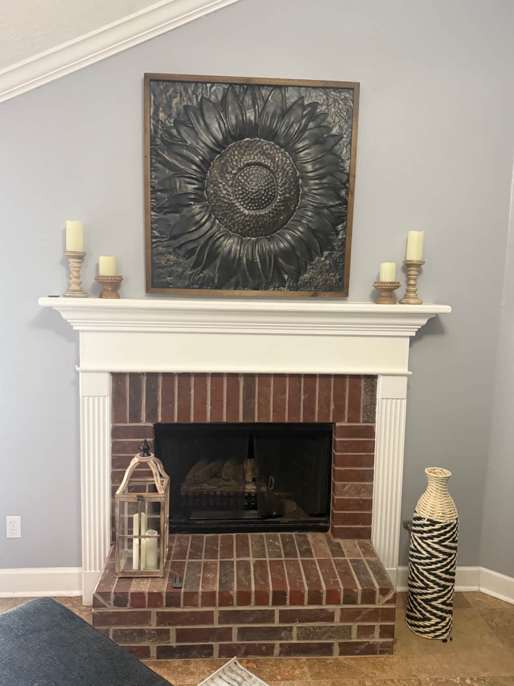Fireplace in Living Area
