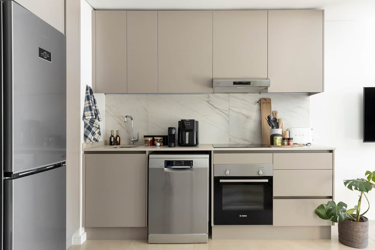 Kitchen fully kitted to support cooking