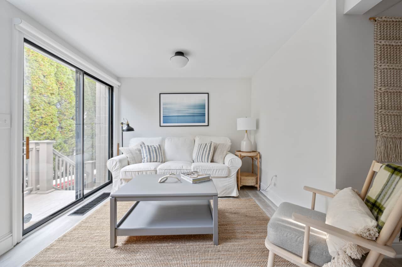 bright sunny living area