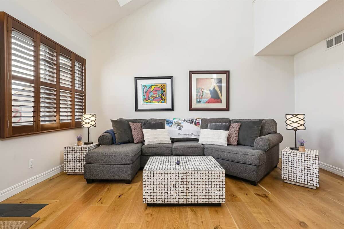 Living room with the best couch!
