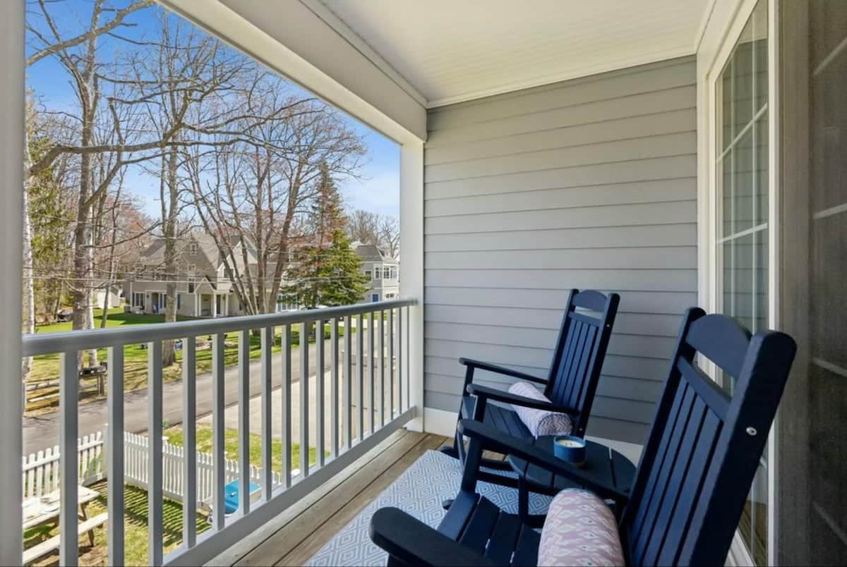 Balcony off Upstairs Unit Master Bedroom