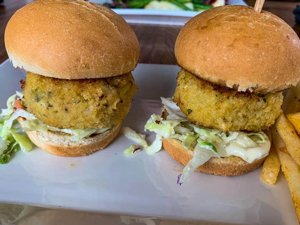 BLVD Seafood in Galveston Texas featuring modern upscale seafood dining