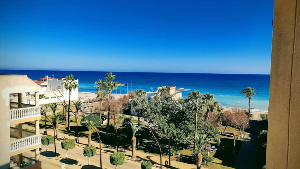 Vistas  al mar desde la terraza