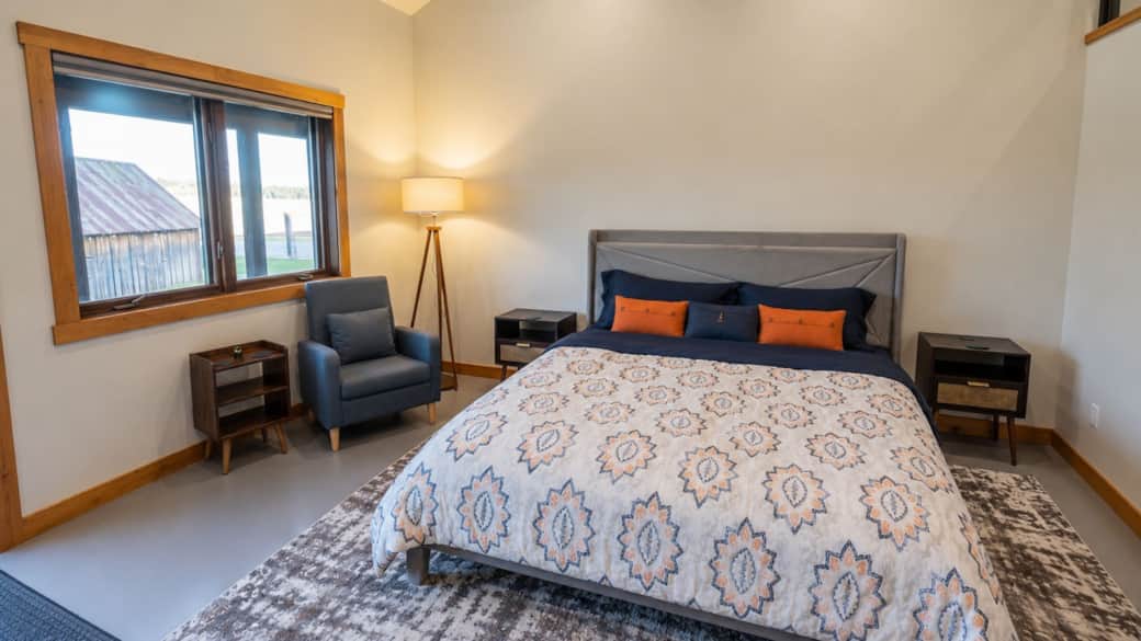 Comfortable sitting area in the Black Hills, SD.