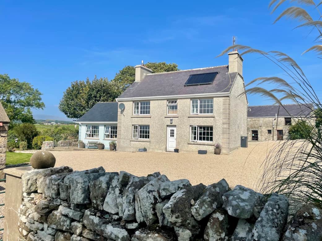 Traditional Irish country farm house