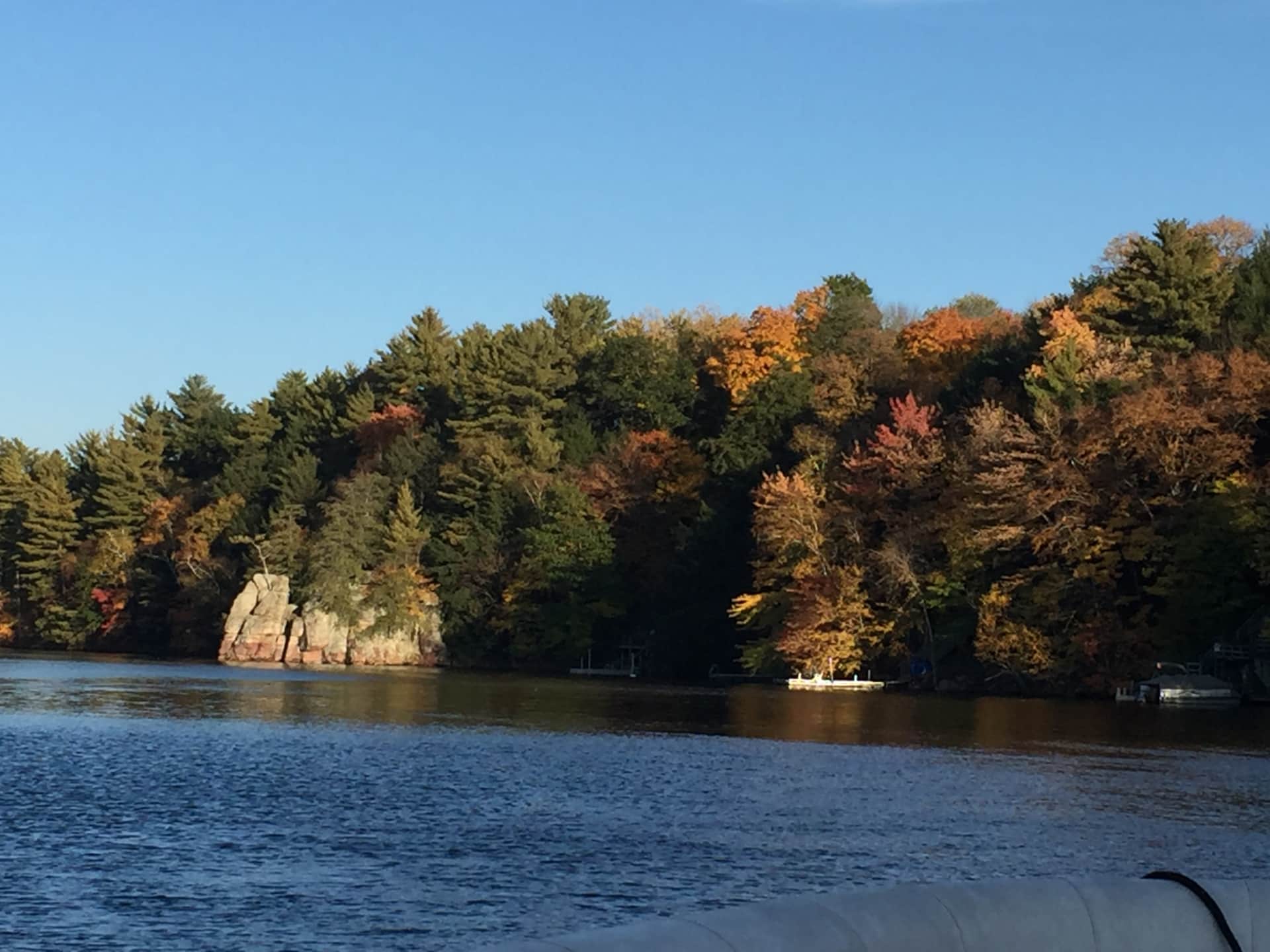 The views of Lake Redstone are amazing!