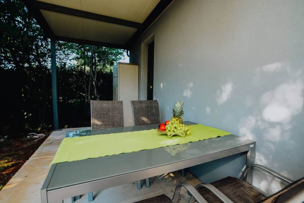 Outdoor dining table