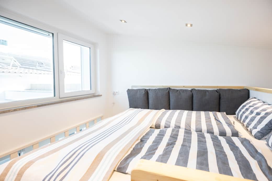 Bedroom 4 as king size bed on top