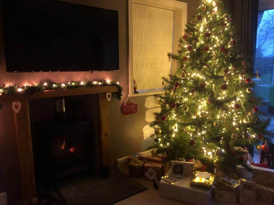 Decorated for the festive season - presents not included!