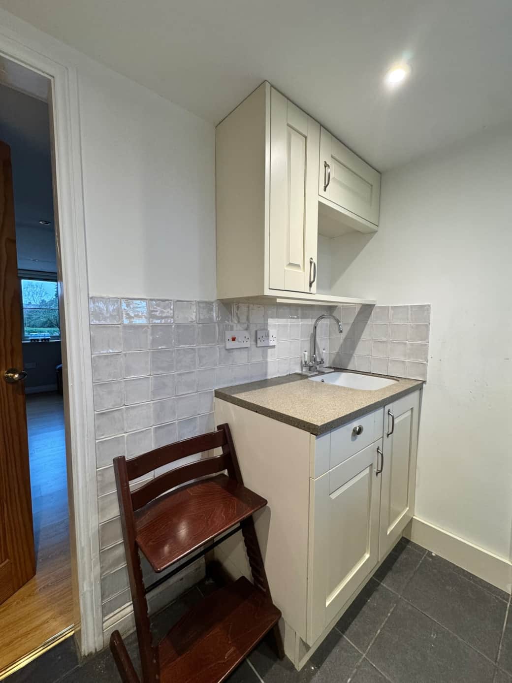 Kitchenette will be fully stocked by mid 2026