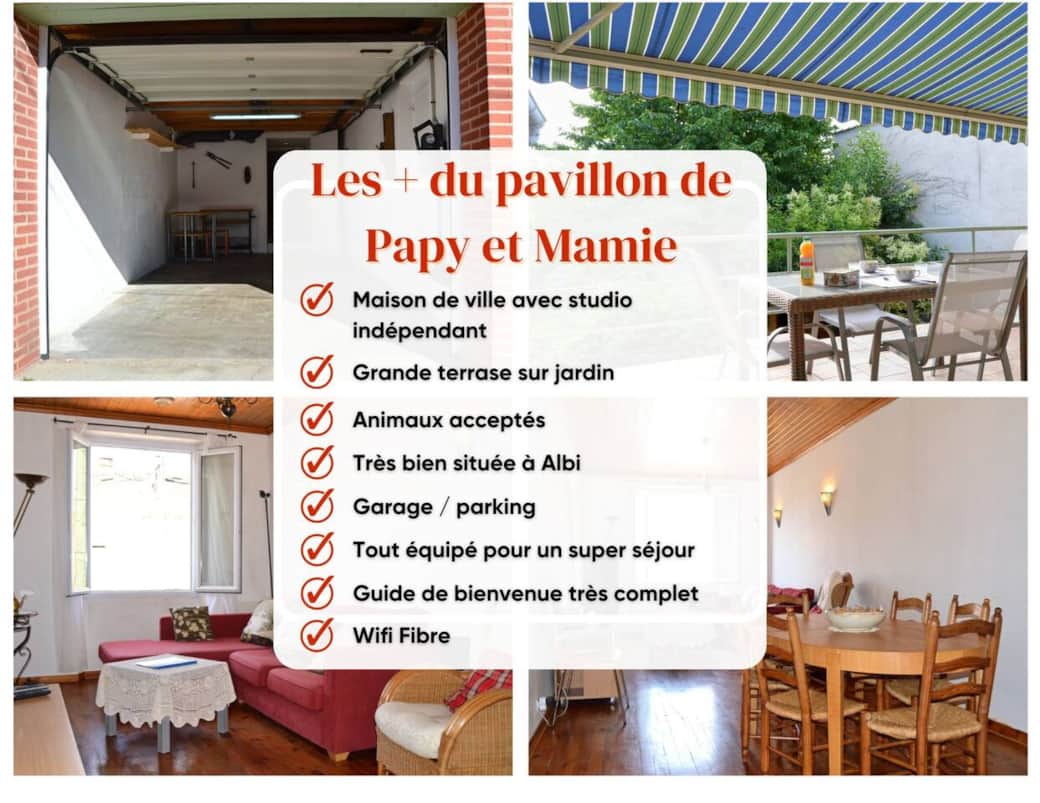 Les + de notre location Le pavillon de Papy et Mamie Les + de notre location Le pavillon de Papy et Mamie
