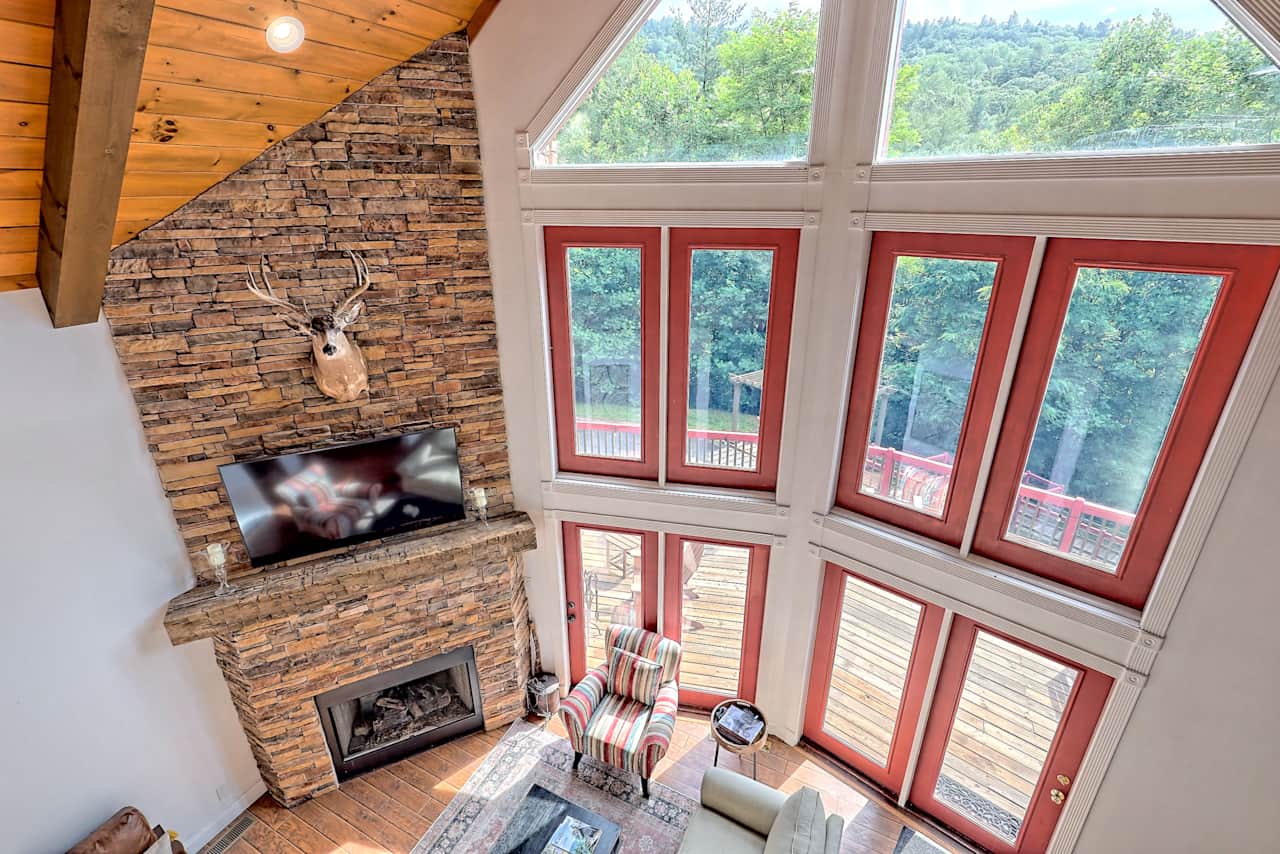 Living room from above