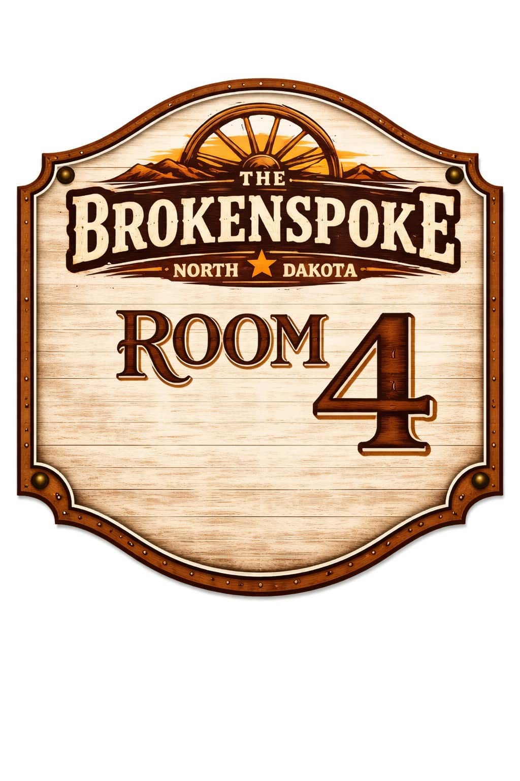 Room 4 sign
