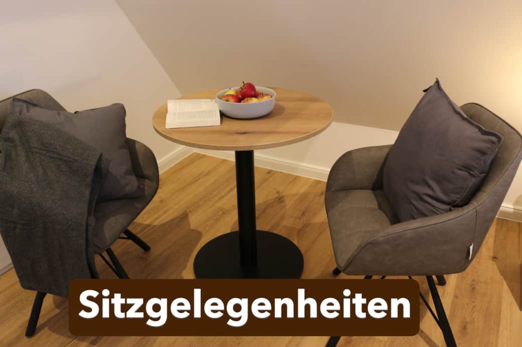 Sitzgelegenheiten