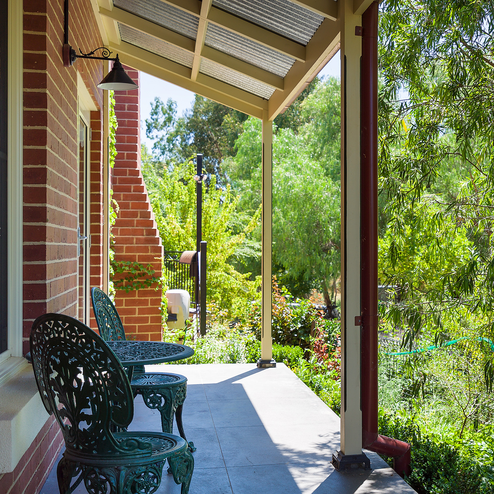 One of the many relaxing areas to enjoy nature