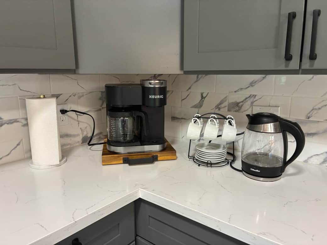 enjoy your coffee, or tea or espresso 