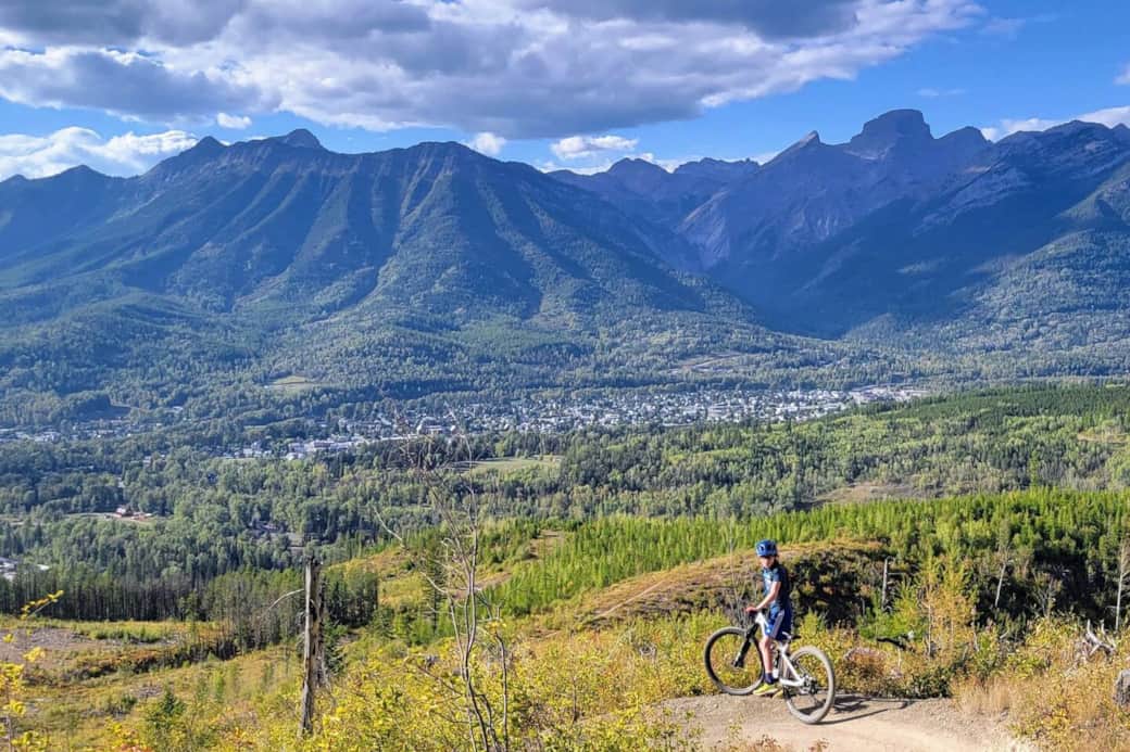 Mountain biking in Fernie.  So beautiful.