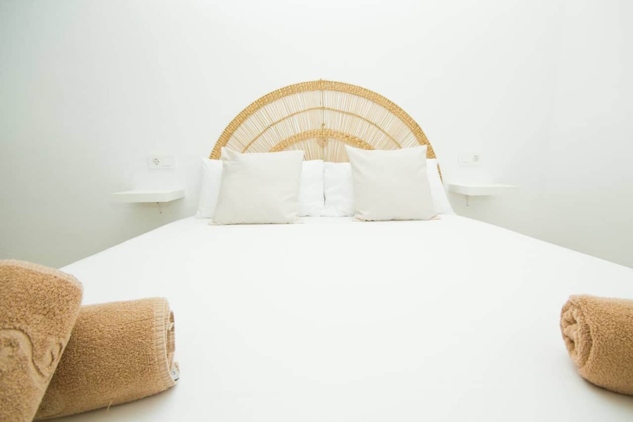 Bright master bedroom in a luxury villa in Lanzarote, Villa Lux Puerto del Carmen