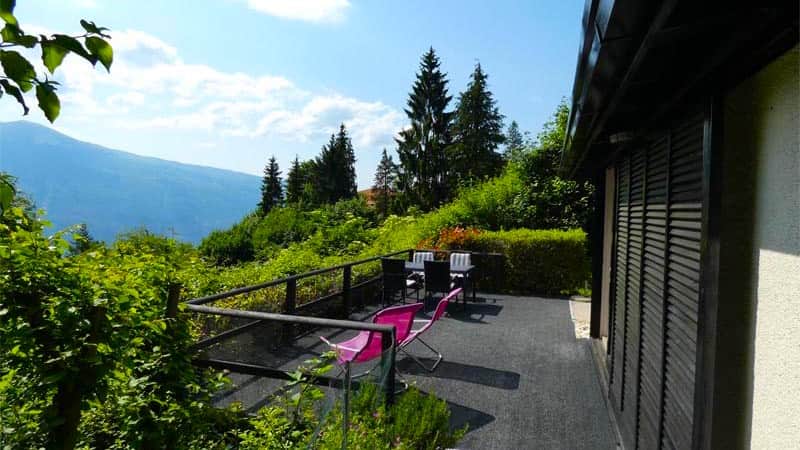 Uitzicht vanaf terras Uitzicht vanaf terras