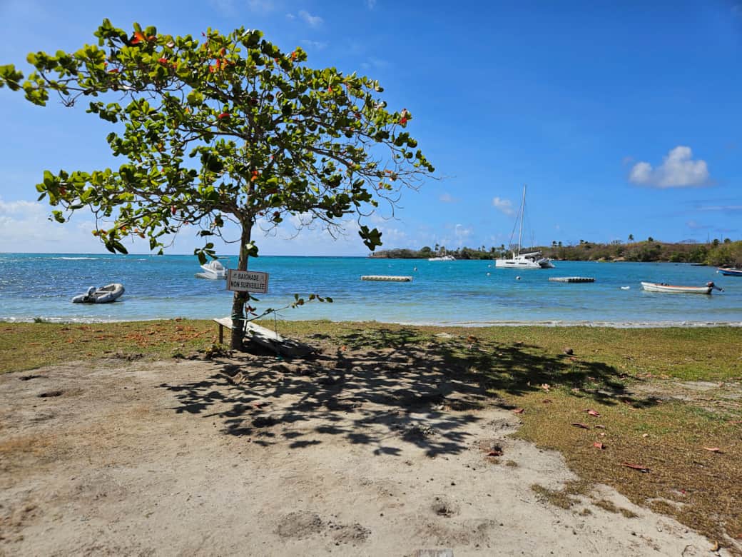 Plage de la résidence, accessible en 2 minutes à pied