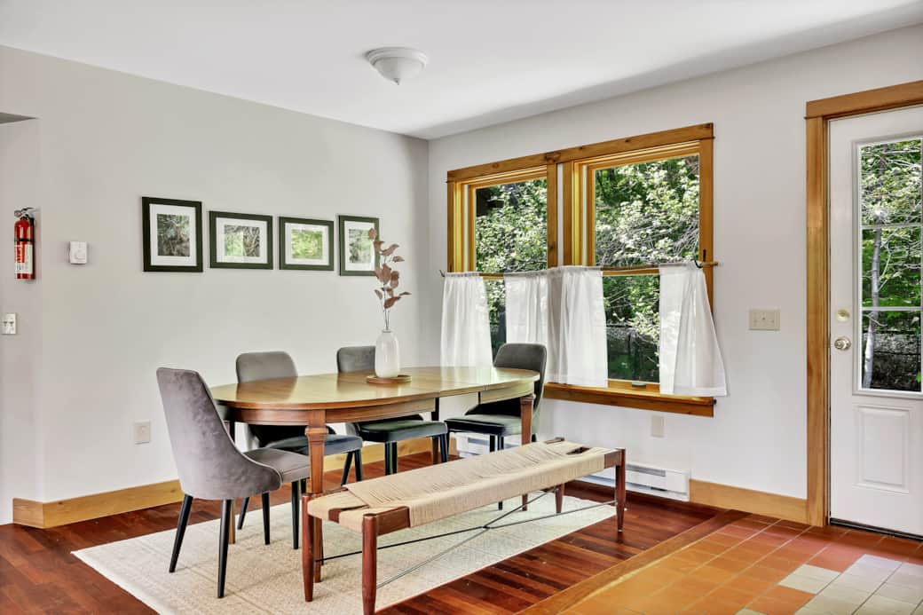 Dining Area with amazing views and backdoor to the backyard Dining Area with amazing views and backdoor to the backyard