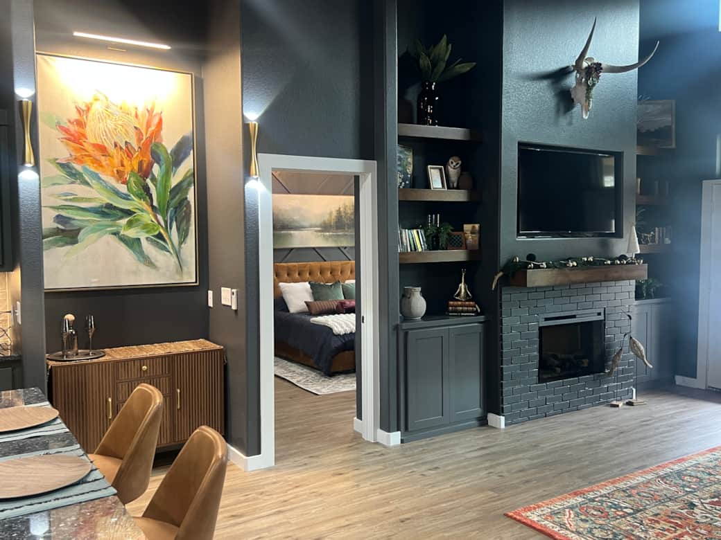 Living Room to Bedroom
