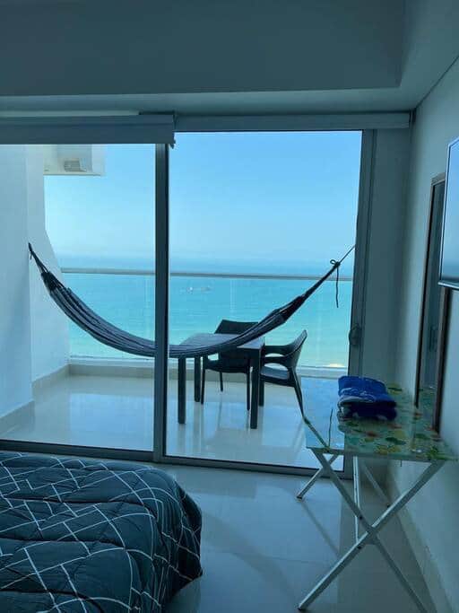 Patio with Ocean view and Hammock. Patio with Ocean view and Hammock.