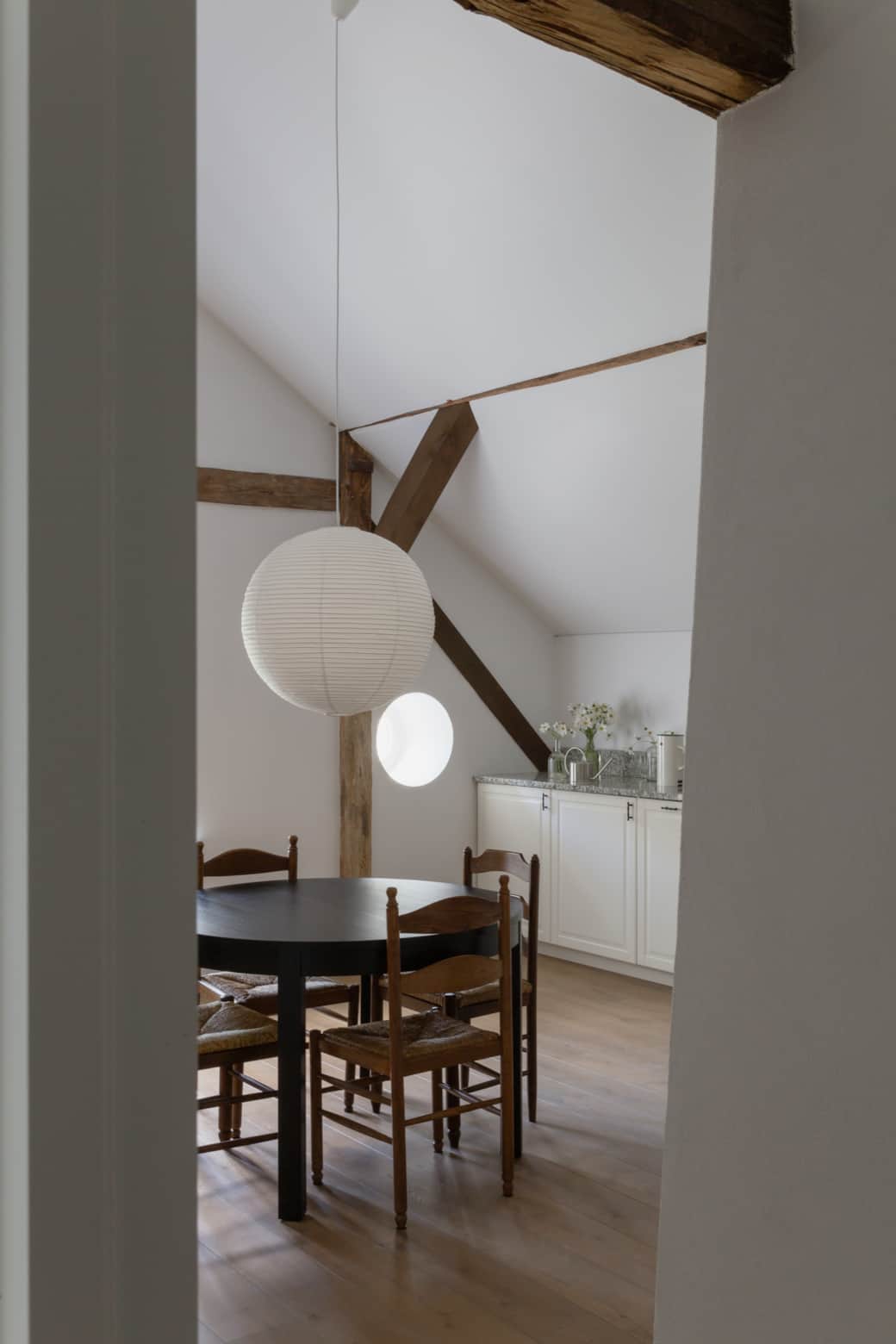 Kitchen with dining area