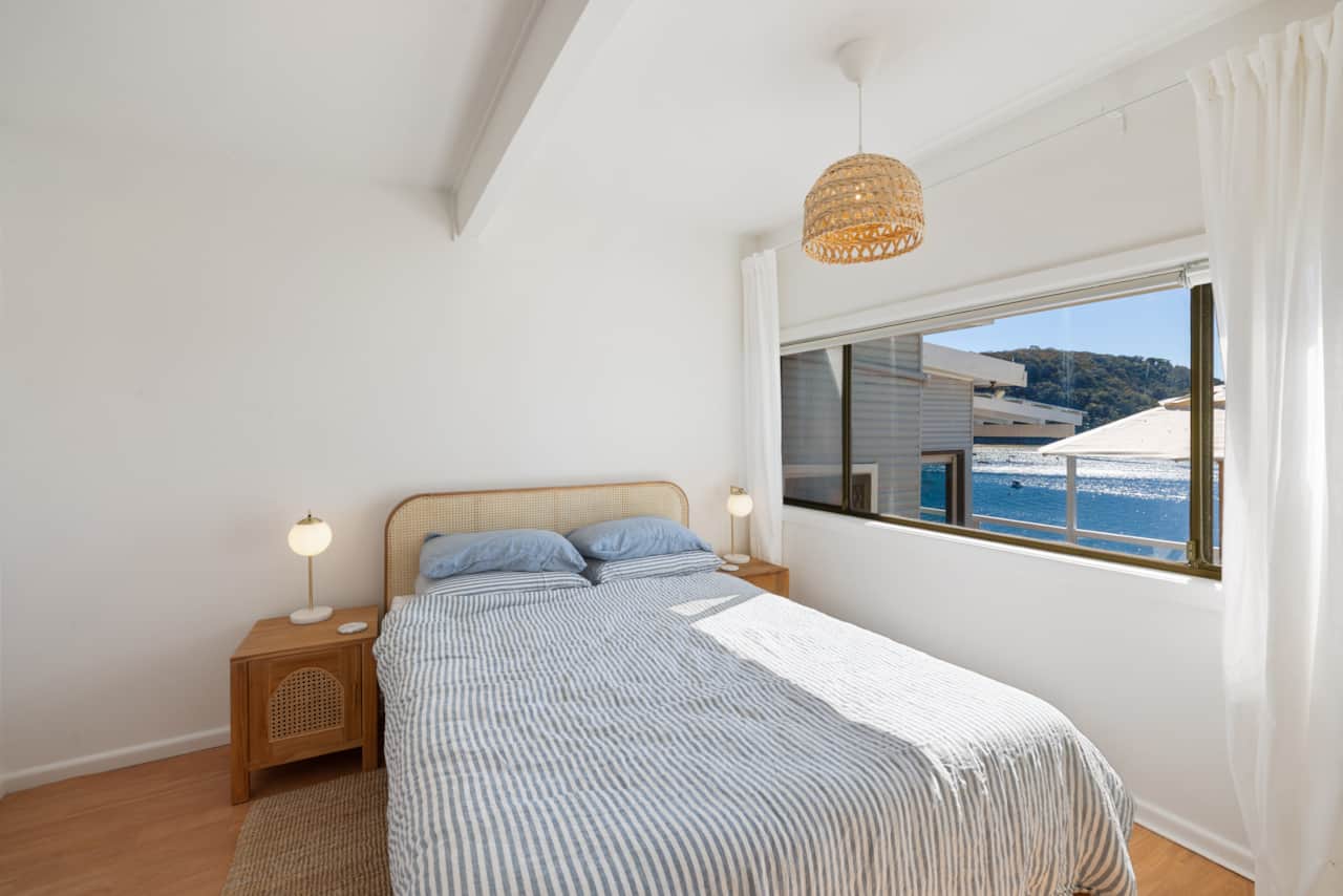 Queen bedroom - space for everything, but the view is the main attraction