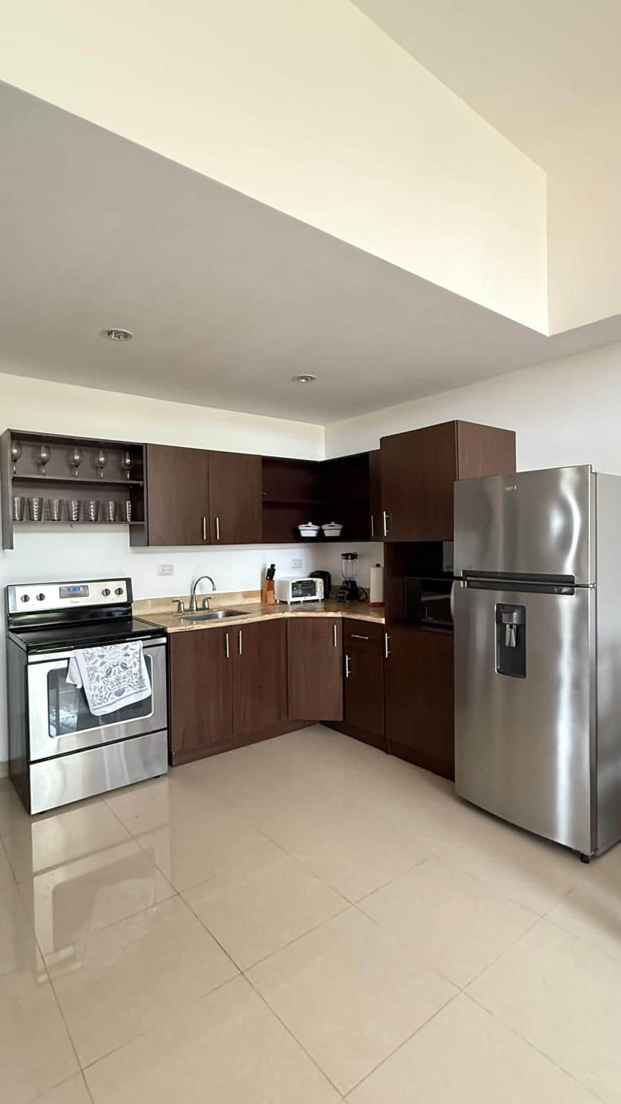equipped kitchen
