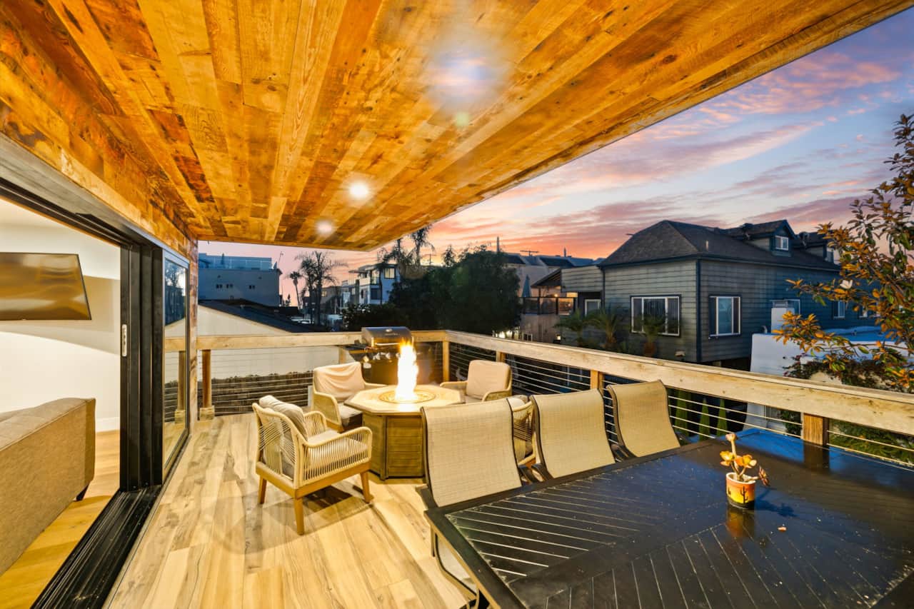 Private Balcony with Fire Pit, Outdoor Dining & Ocean Views