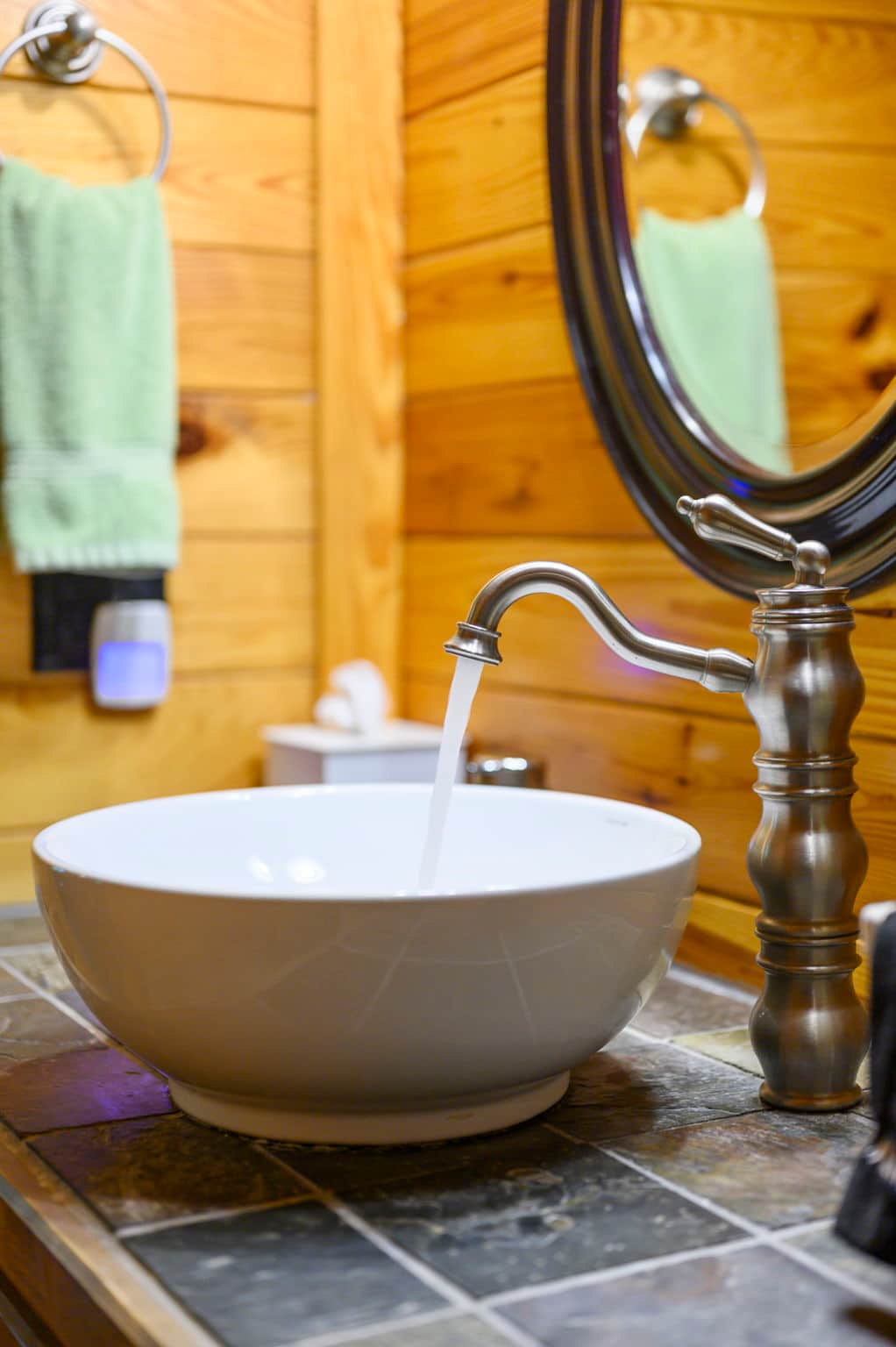 Vanity of bathroom