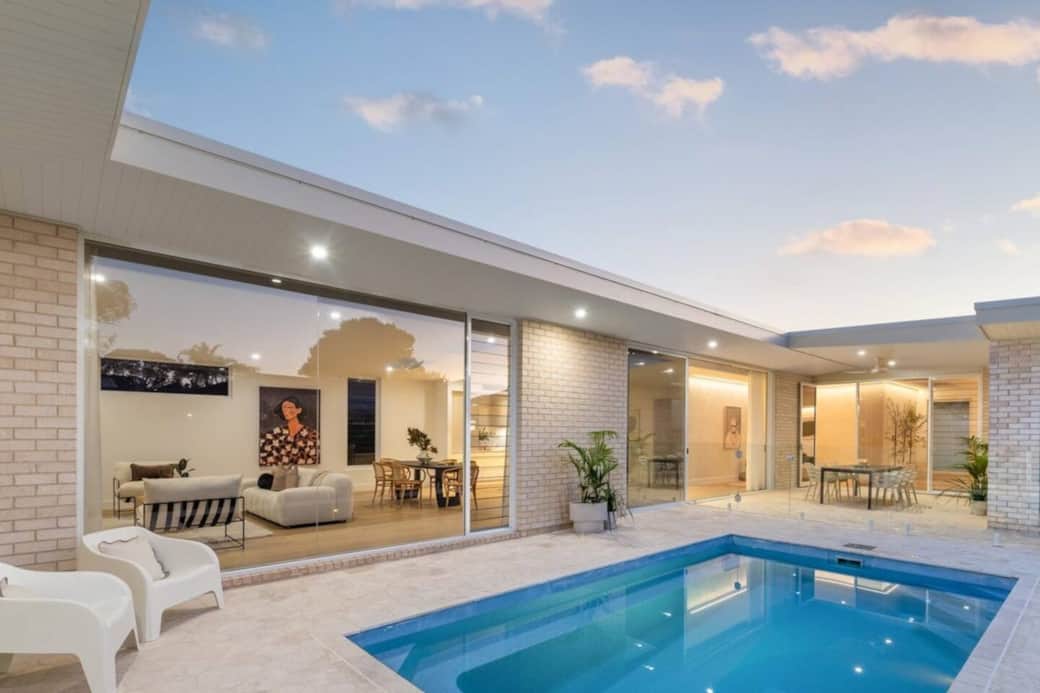 comfortable space for pool and relaxed sun bathing