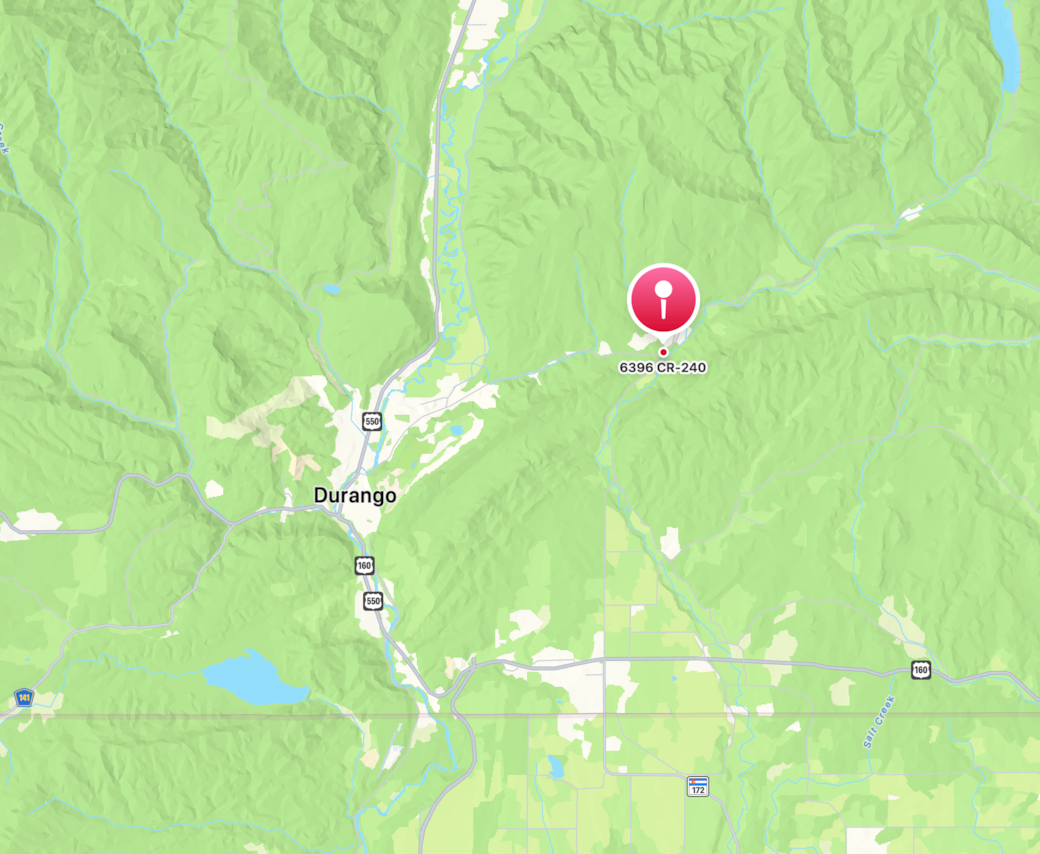 Map of the property location
