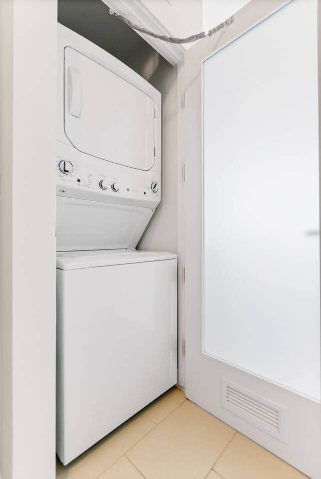 Washer and dryer available 