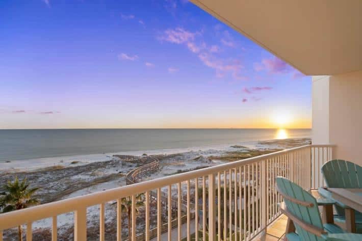 Another stunning evening glow over the Gulf shoreline.
